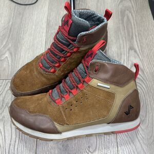 Men's Brown and Tan Hiking Boots